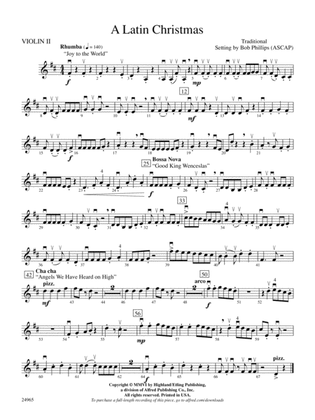 A Latin Christmas: 2nd Violin