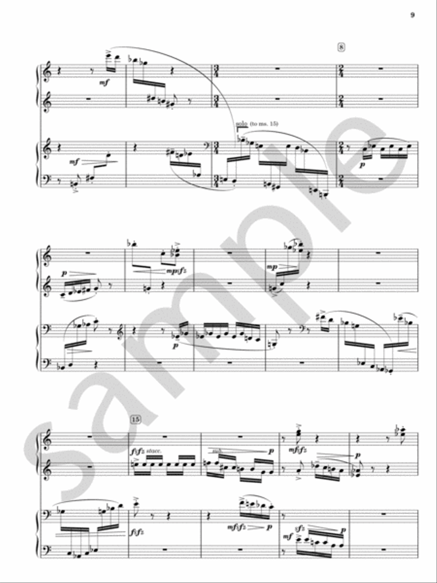 Suite Sixteenths Chamber Music scores gallery preview page 7