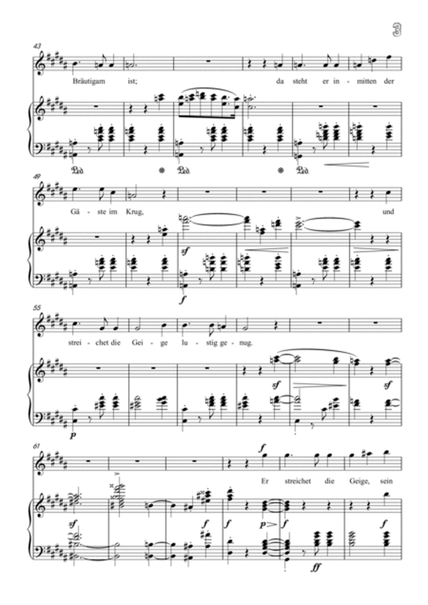 Schumann-Der Spielmann Op.40 No.4 in B Major for Voice and Piano