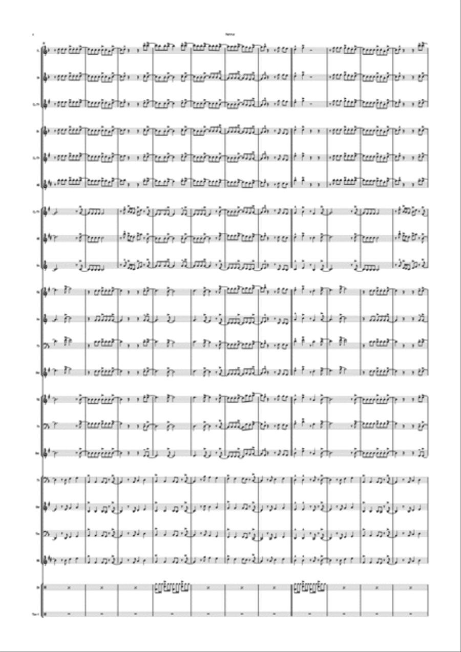 Holding Out For A Hero Concert Band scores gallery preview page 5
