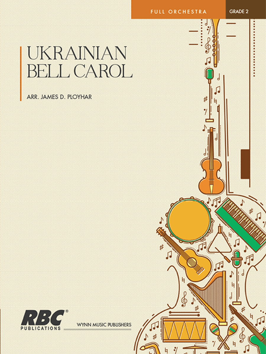 Ukrainian Bell Carol Ukrainian Bell Carol Full Orchestra scores gallery preview page 1