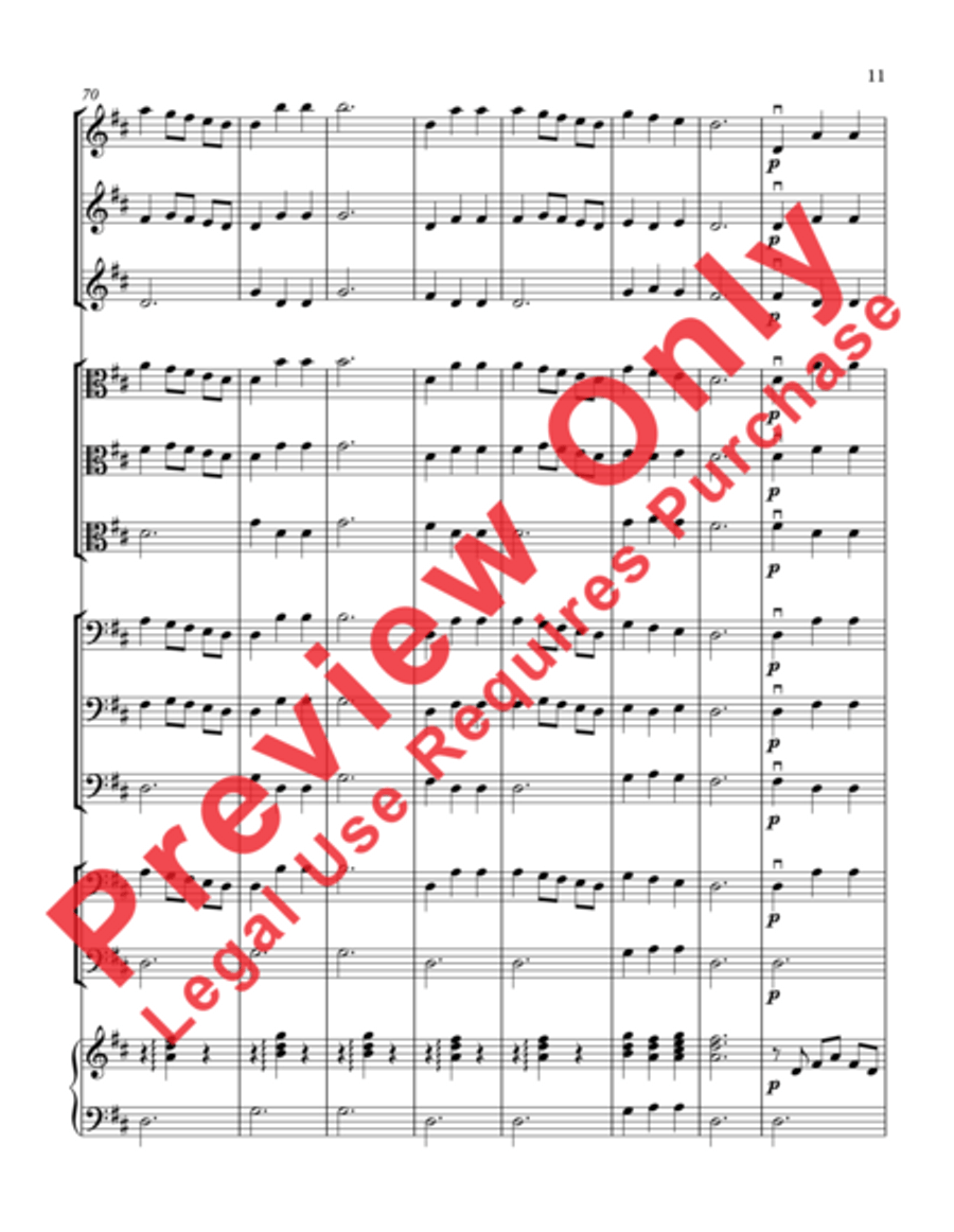 Lavender's Blue Lavender's Blue String Orchestra scores gallery preview page 14