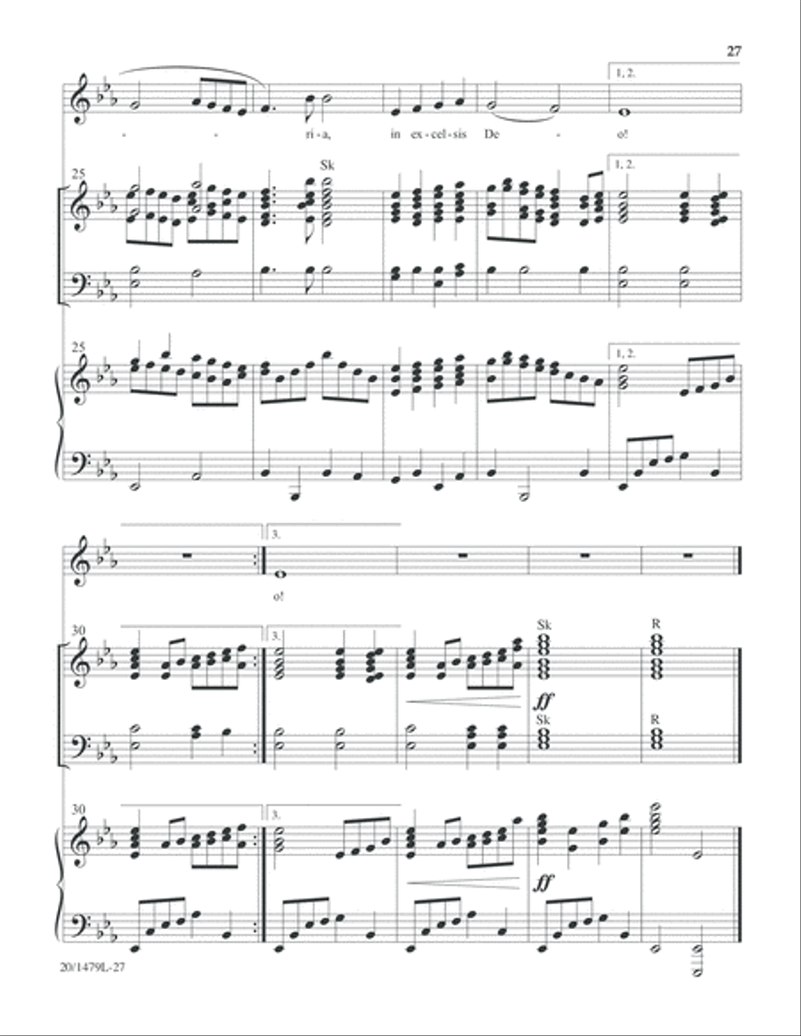 Christmas Carol Celebrations - Keyboard/Handbell Score 5-Octaves scores gallery preview page 28