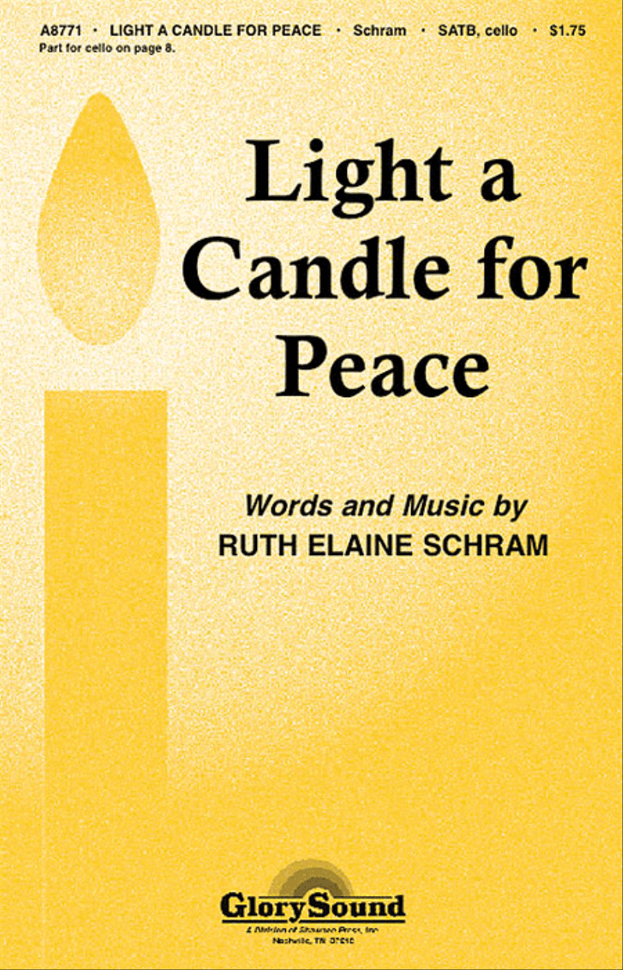 Light a Candle for Peace 4-Part scores gallery preview page 1