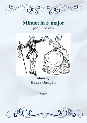 Minuet in F major for Piano Trio