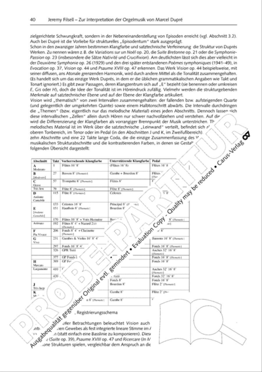 Orgelschule zur historischen Auffuhrungspraxis Organ Solo scores gallery preview page 41