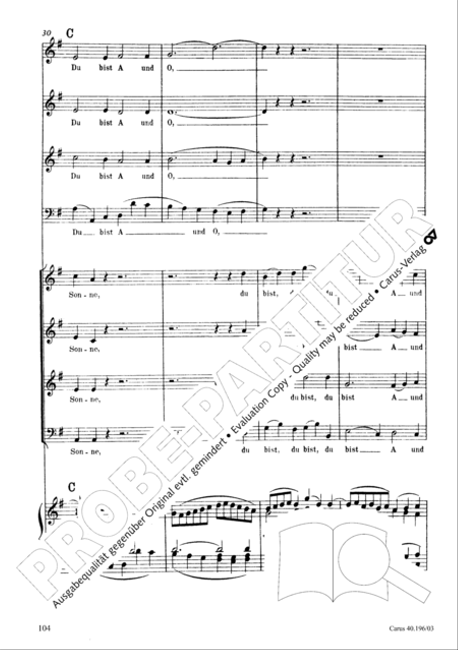 Die Geburt Christi SSA scores gallery preview page 105