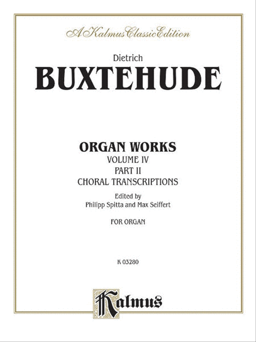 Organ Works, Volume 4 Organ scores gallery preview page 1