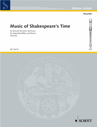 Book cover for Music of Shakespeare's Time