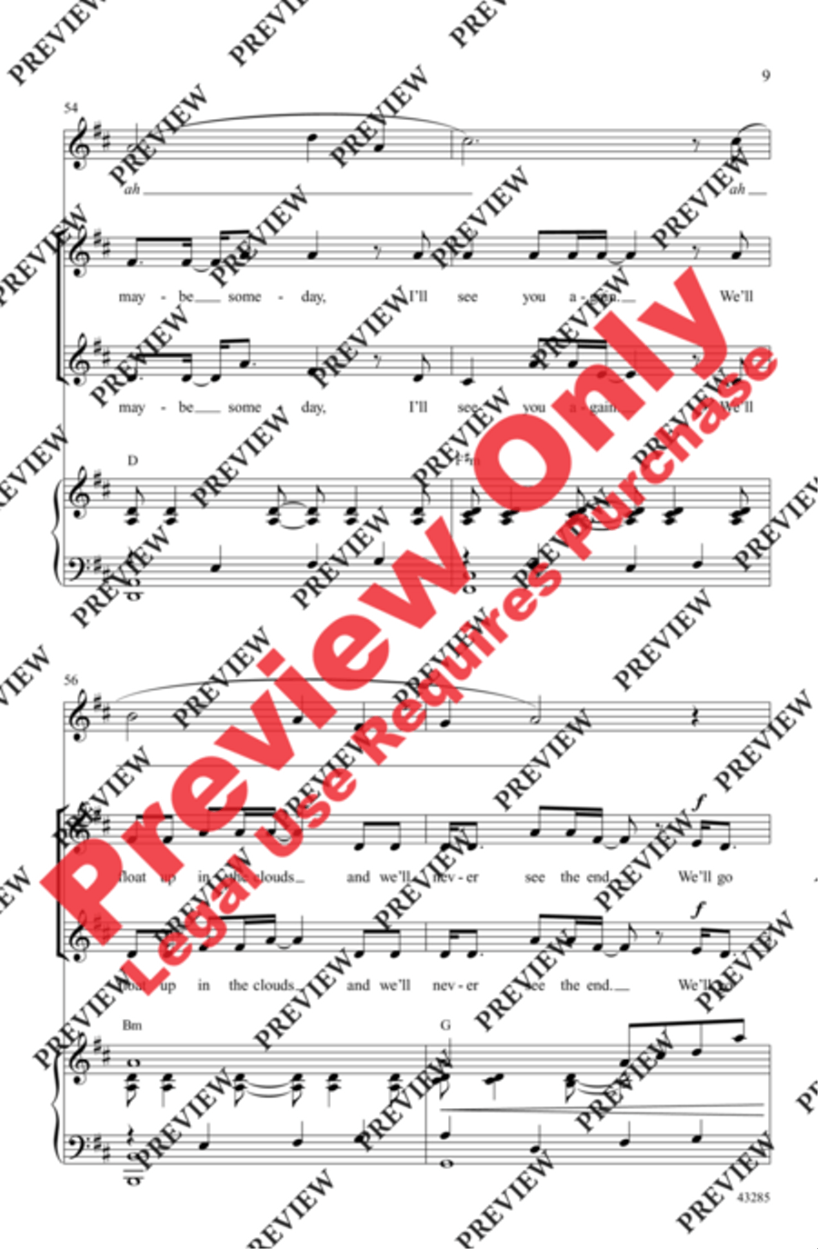 Clouds 2-Part scores gallery preview page 9