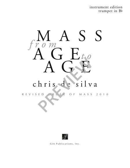Mass from Age to Age - Instrument edition