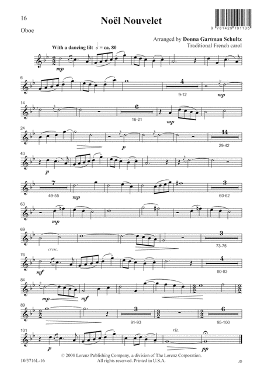 Noël Nouvelet SSATB scores gallery preview page 17