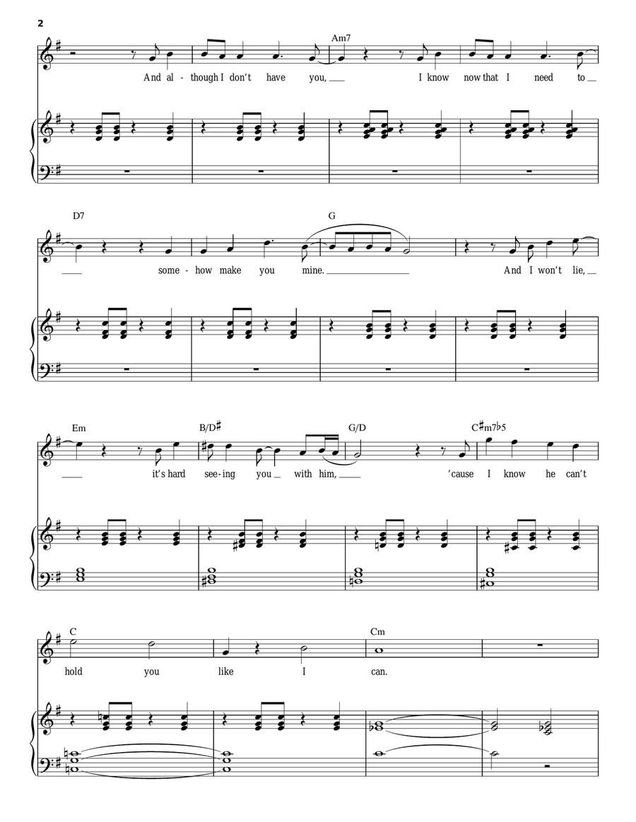 Someday Piano, Vocal scores gallery preview page 2