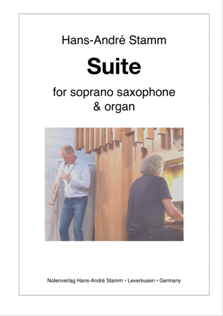 Suite for soprano saxophone & organ Woodwind Duet scores gallery preview page 1