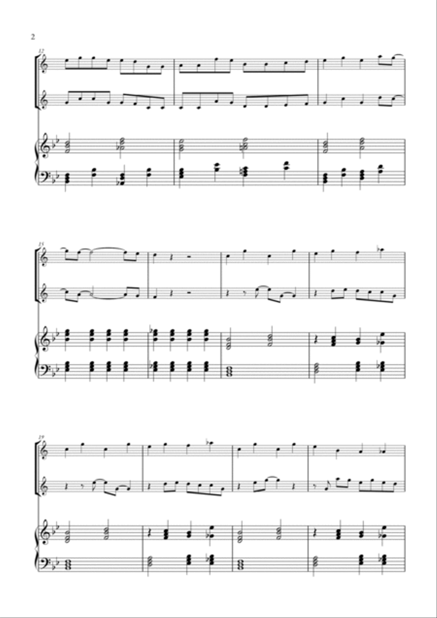 Until I Found You Trumpet Duet scores gallery preview page 2