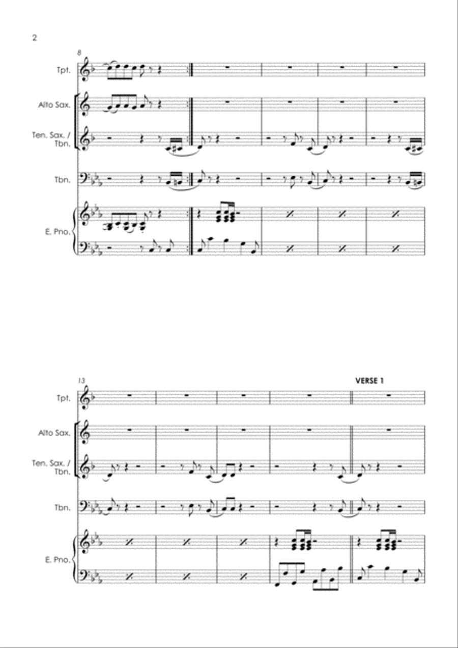Moving On Up Tenor Saxophone scores gallery preview page 4