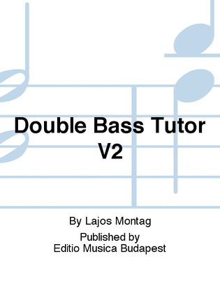 Book cover for Double Bass Tutor V2
