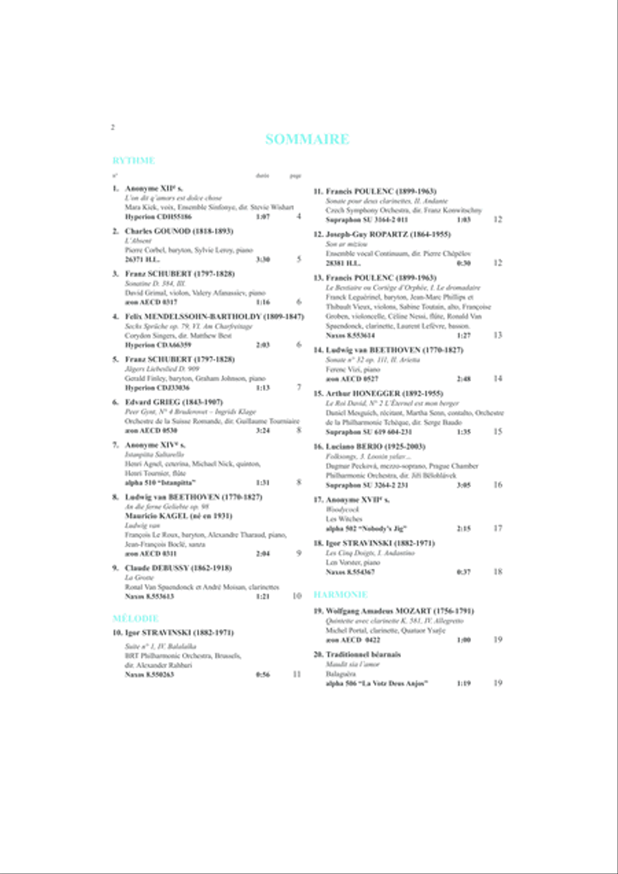 La dictee en musique - Volume 2 - milieu du 1er cycle CD scores gallery preview page 2