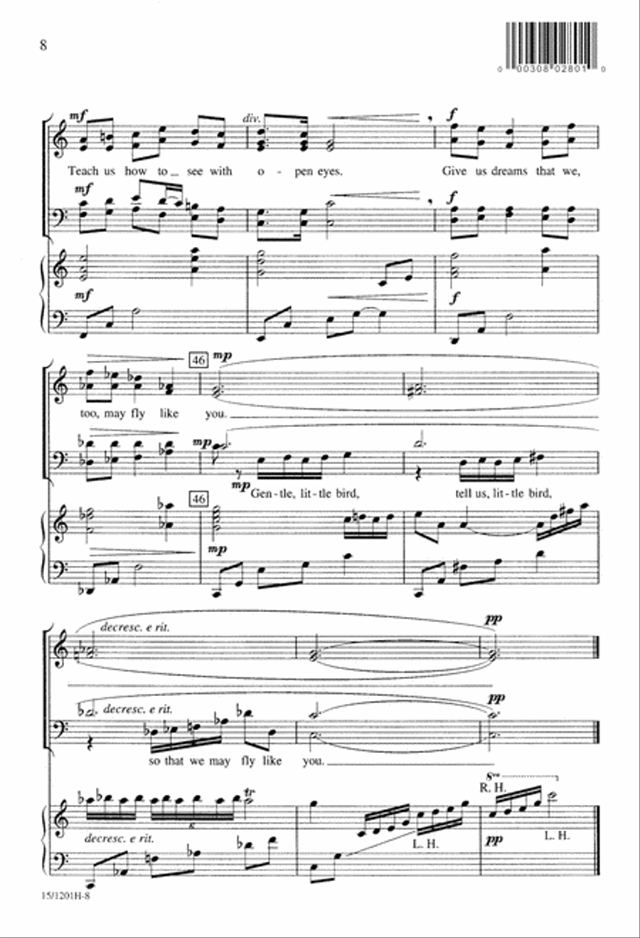 Gentle Bird Gentle Bird 4-Part scores gallery preview page 8