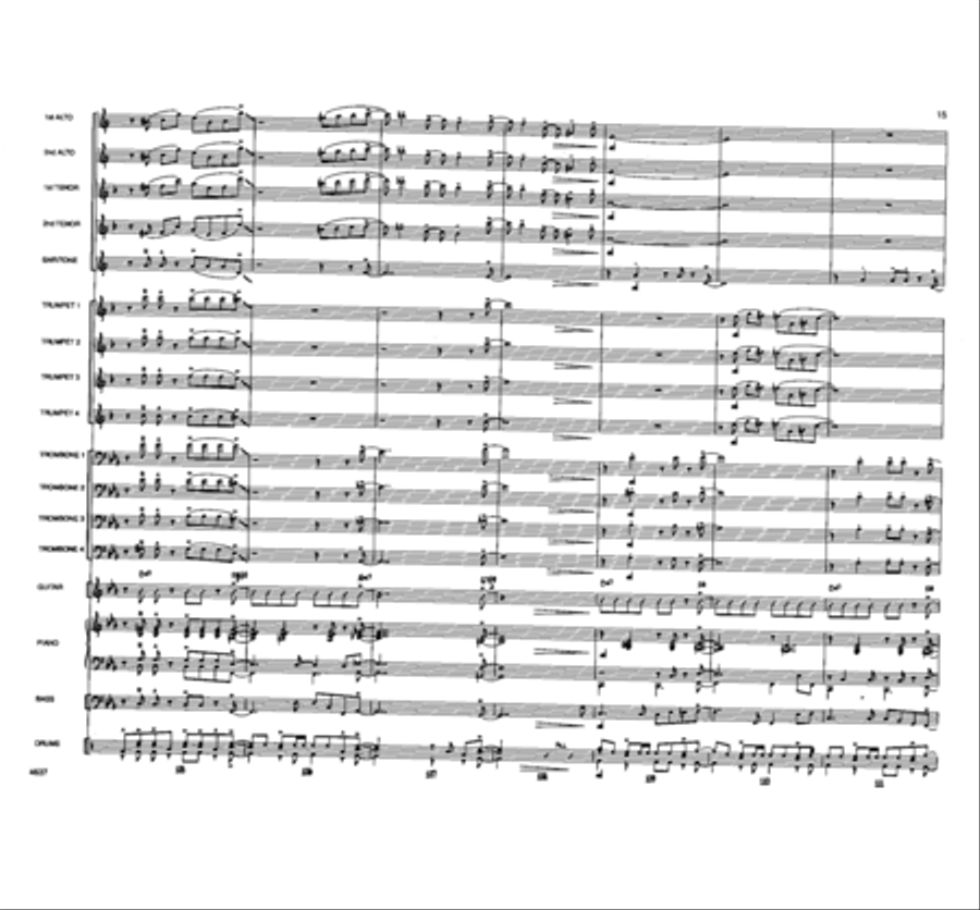 Night Rider Jazz Ensemble scores gallery preview page 14