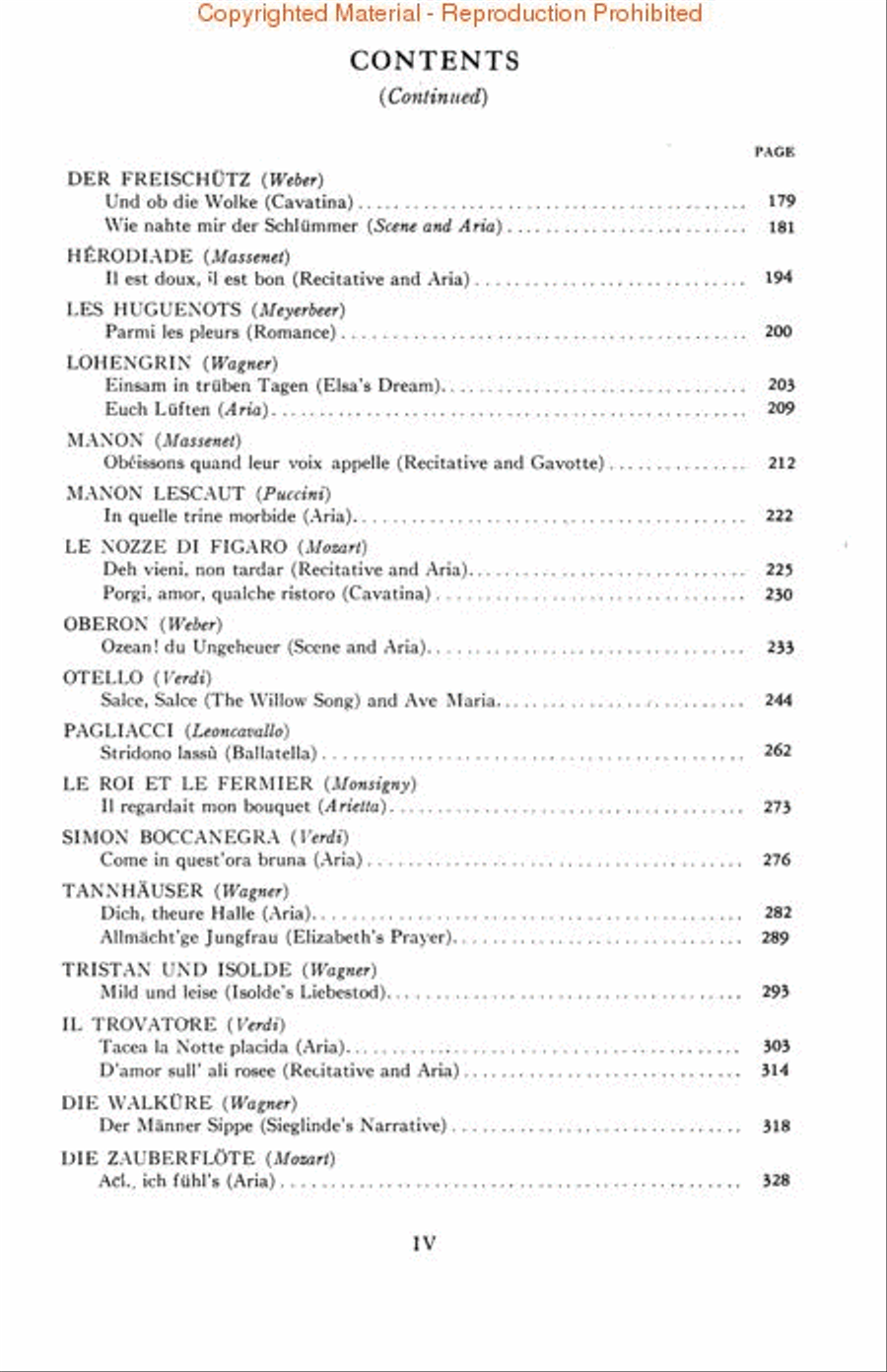 Operatic Anthology – Volume 1 Voice Solo scores gallery preview page 2