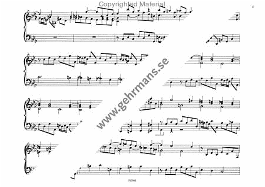 Sex fugor Organ Solo scores gallery preview page 8