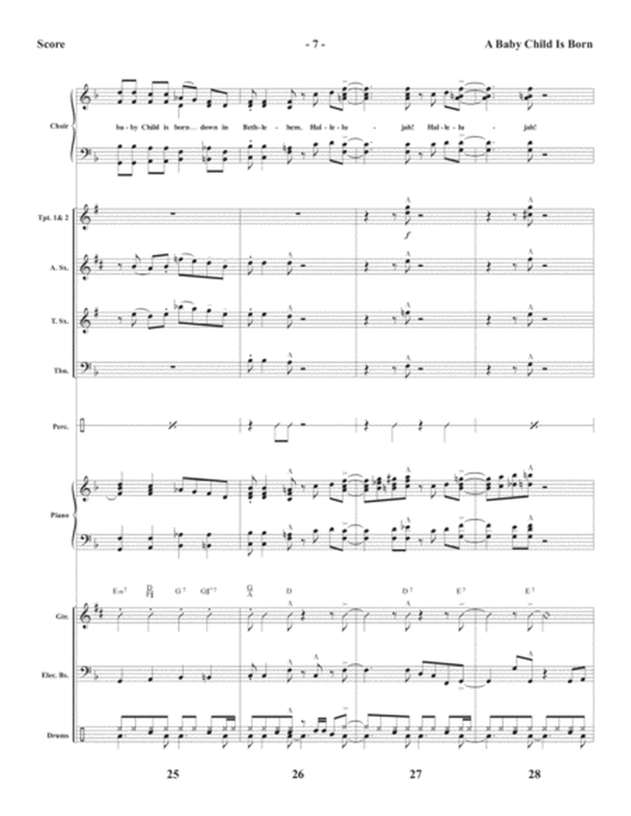 A Baby Child Is Born - Instrumental Ensemble Score and Parts