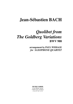 Quodlibet from the Goldberg Variations