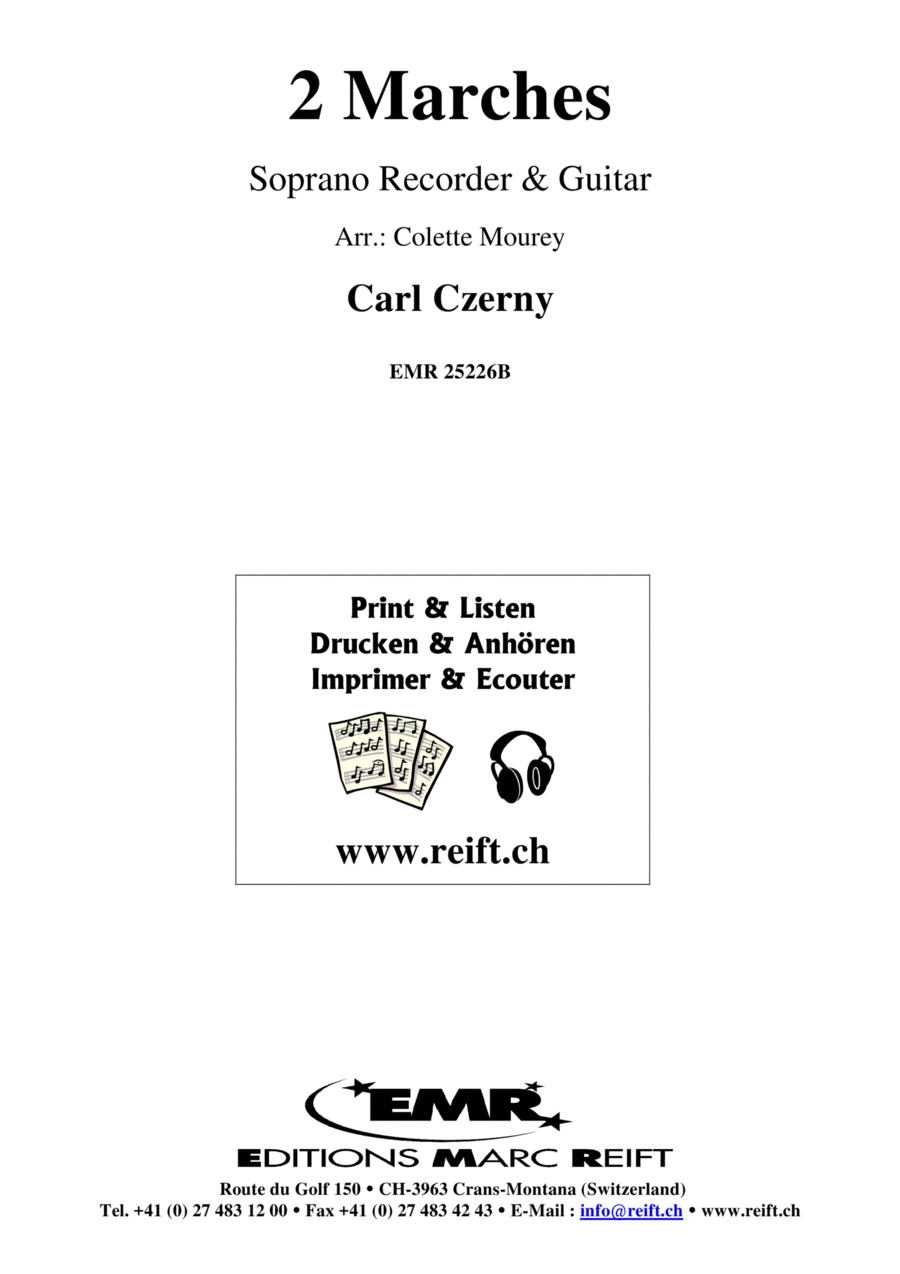 2 Marches 2 Marches Soprano Recorder scores gallery preview page 1