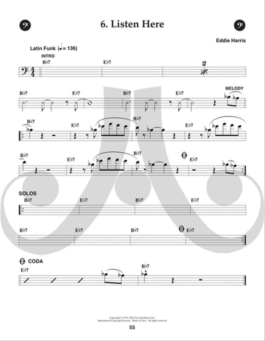 Volume 127 - Eddie Harris - Listen Here Voice scores gallery preview page 9