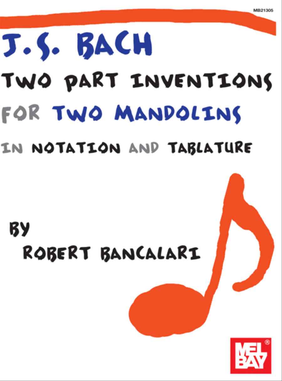 J.S. Bach: Two Part Inventions for Two Mandolins Mandolin scores gallery preview page 1