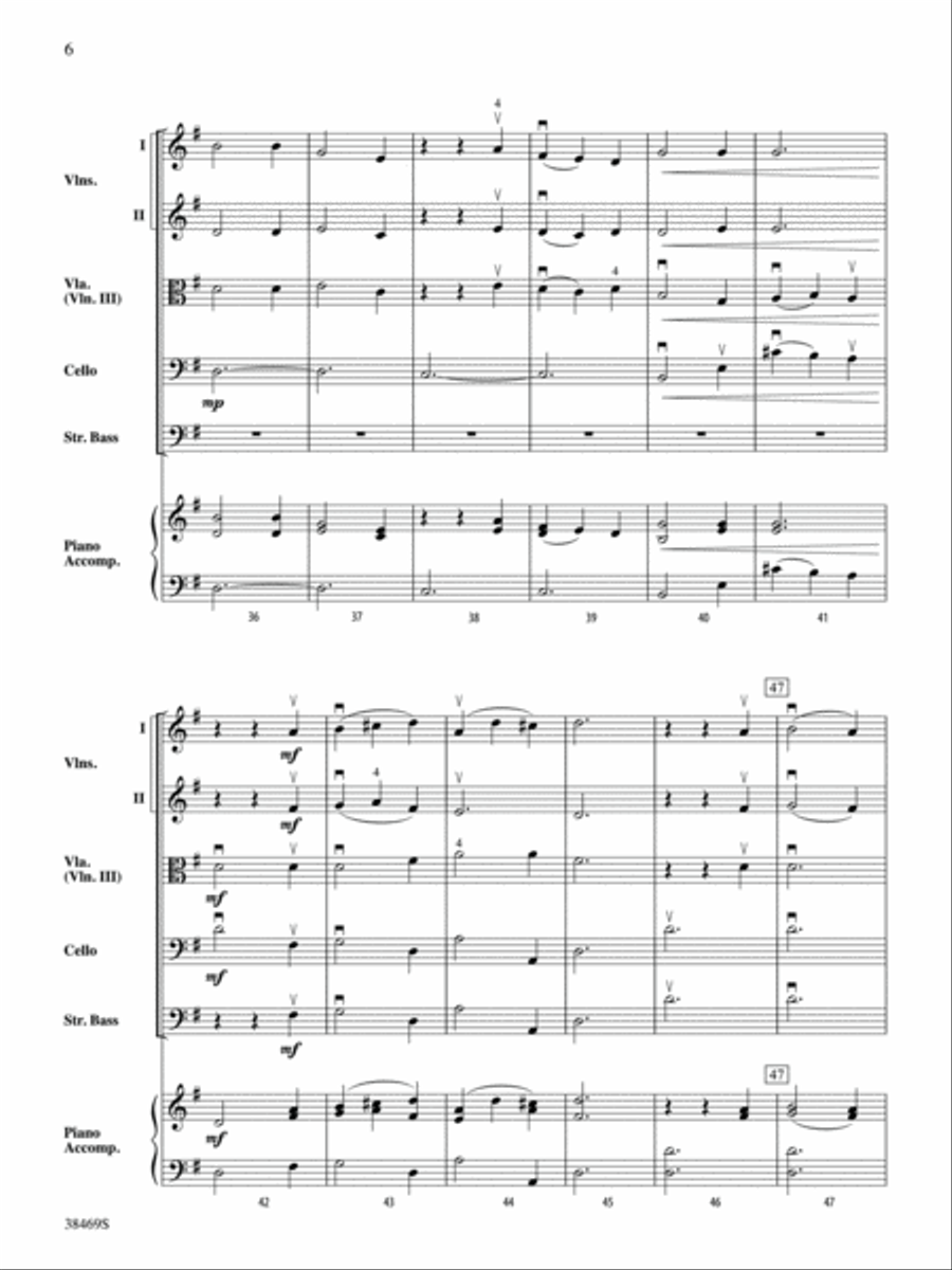 Pastorale (from The Christmas Concerto): Score String Orchestra scores gallery preview page 6