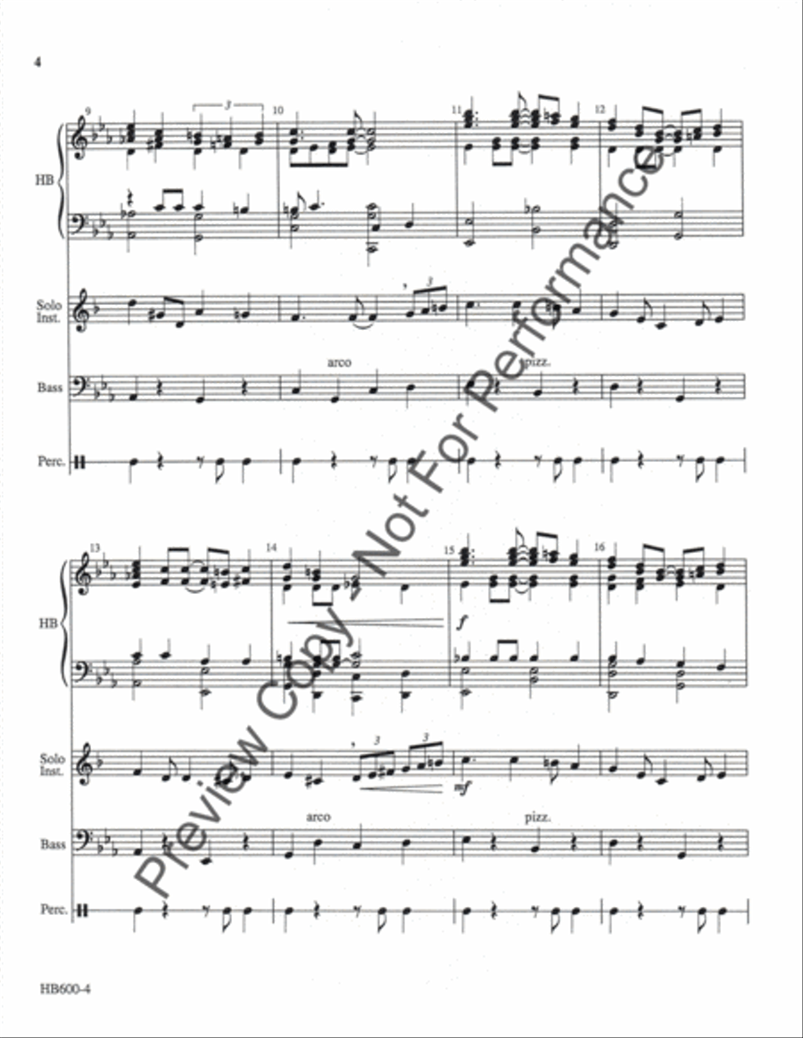 Greensleeves Rhapsody - full score Handbell Choir scores gallery preview page 3