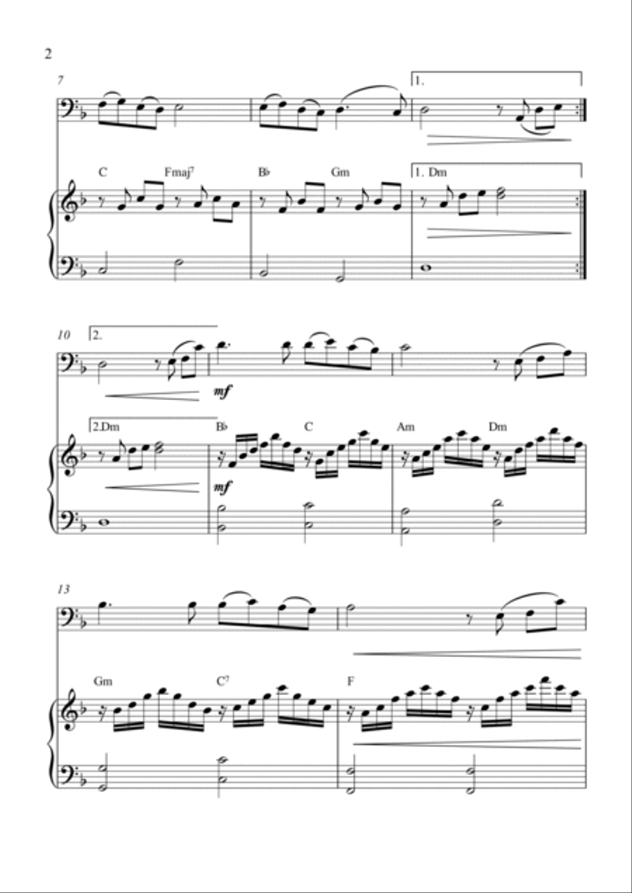 Song From A Secret Garden (Korean Version) Piano scores gallery preview page 2
