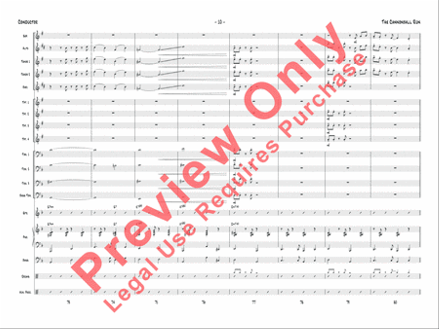 The Cannonball Run Jazz Ensemble scores gallery preview page 11
