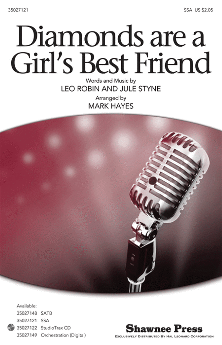 Diamonds Are A Girl's Best Friend SSA scores gallery preview page 1