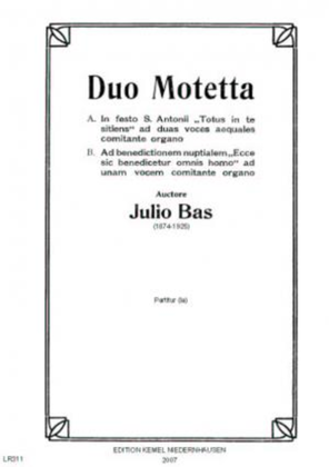 Book cover for Duo motetta