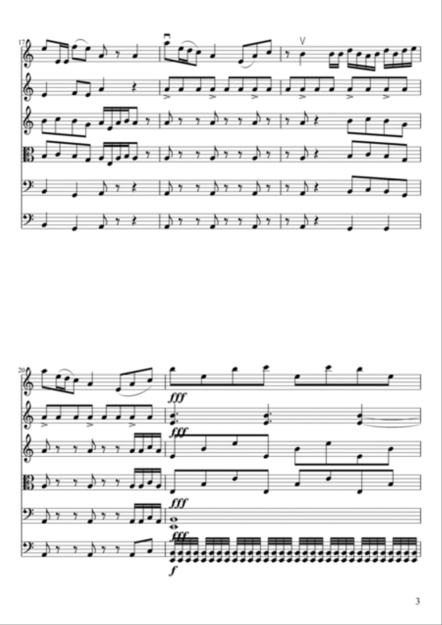 Procella Multae Motionis Procella Multae Motionis String Orchestra scores gallery preview page 3