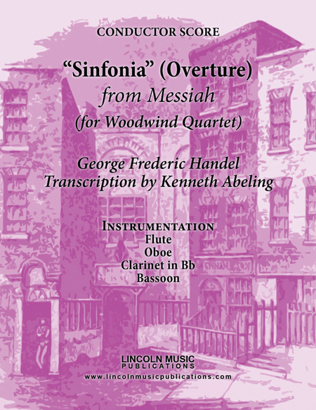 Handel - Overture - Sinfonia from Messiah (for Woodwind Quartet) image number null
