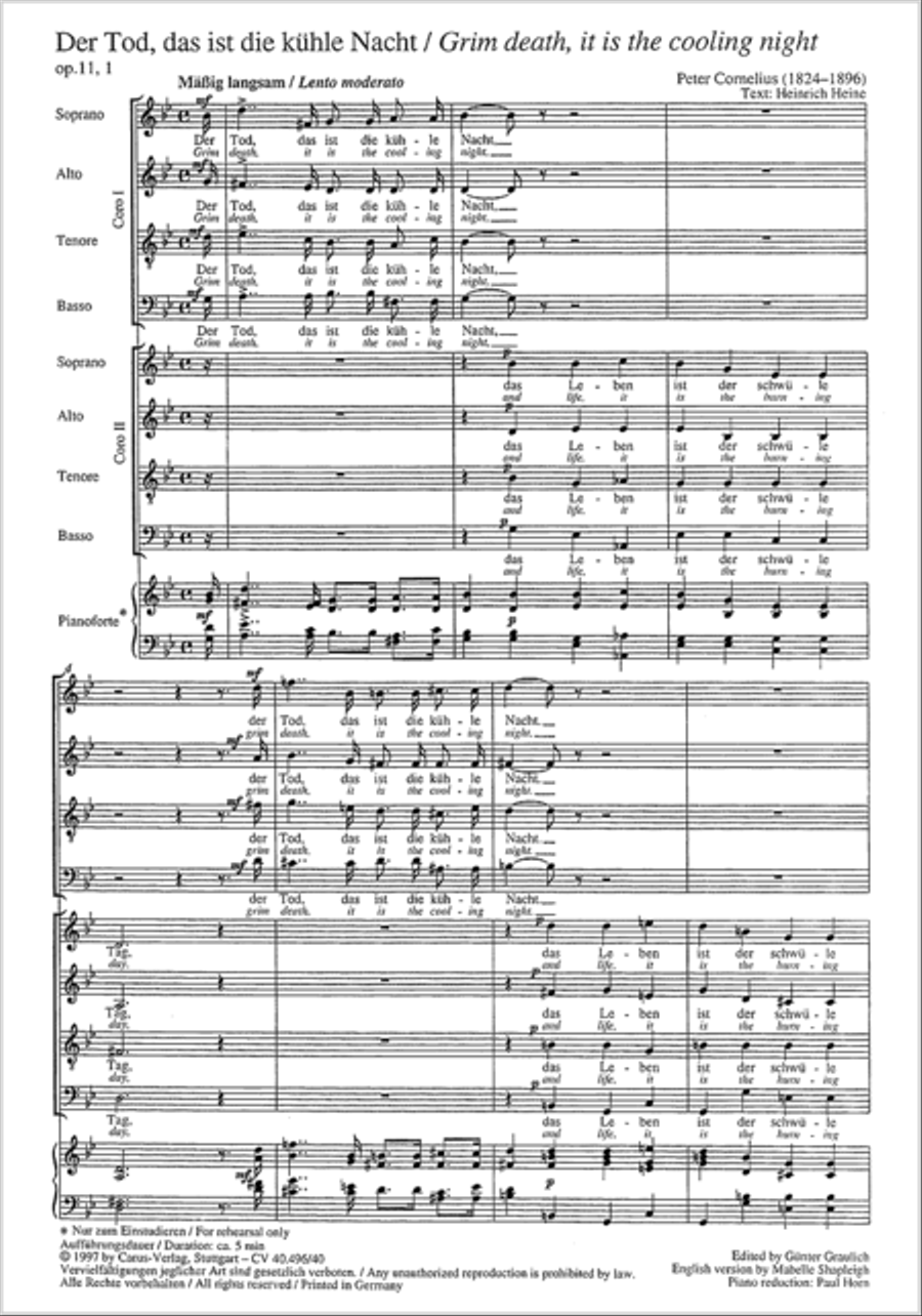 Grim death, it is the cooling night 4-Part scores gallery preview page 14