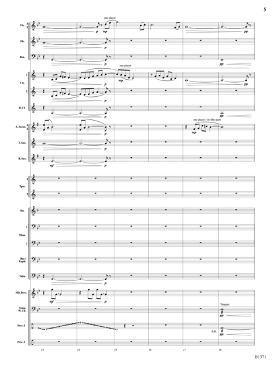 Desert Voices: Score Concert Band scores gallery preview page 5