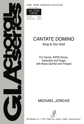 Book cover for Cantate Domino - Instrument edition