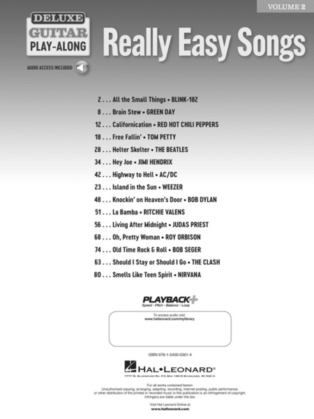 Really Easy Songs image number null