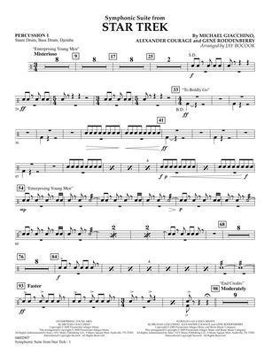 Symphonic Suite from Star Trek - Percussion 1