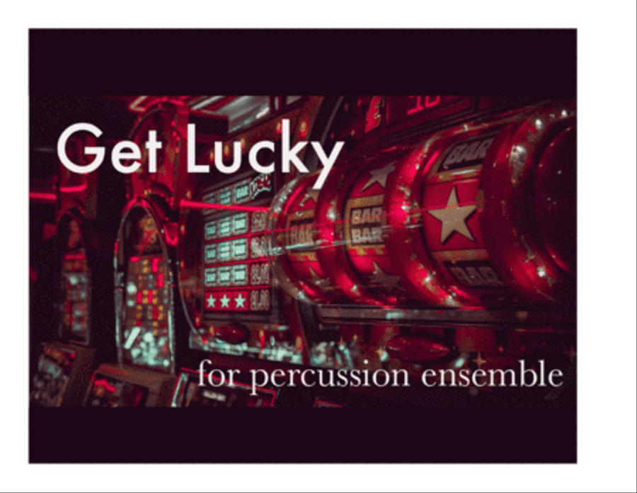 Get Lucky Percussion Ensemble scores gallery preview page 1
