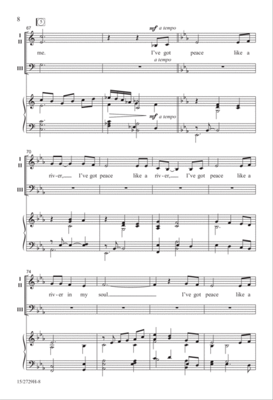 Let There Be Peace Let There Be Peace 3-Part scores gallery preview page 9