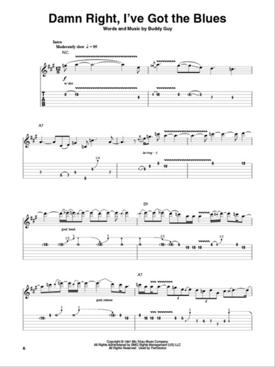 Buddy Guy Electric Guitar scores gallery preview page 3