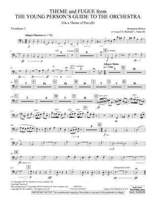 Theme and Fugue from The Young Person's Guide to the Orchestra - Trombone 2