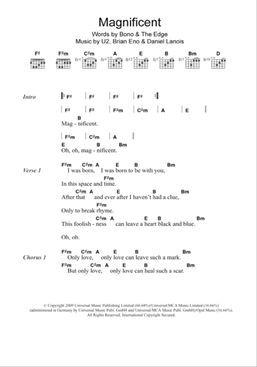 Magnificent Guitar scores gallery preview page 1