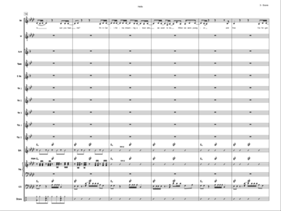 Hello Hello Jazz Ensemble scores gallery preview page 3